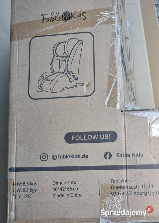 Fotelik Samochodowy śląskie Poręba sprzedam