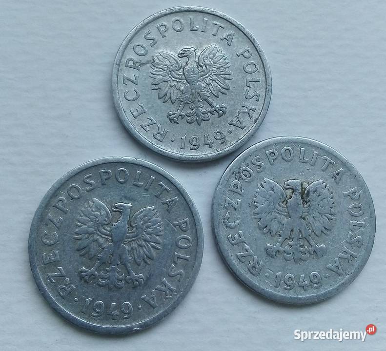 POLSKA 3X 1949 r bzALLADNE sprzedam