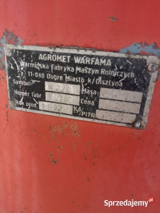 Rozrzutnik obornika warfama 25t Kąkolewnica