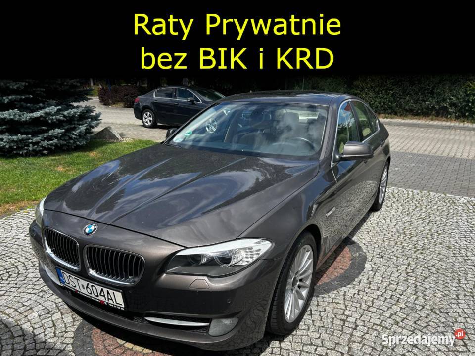 BMW Seria 5 F10 Raty Prywatnie 30d 245 Automat ESP Wrocław