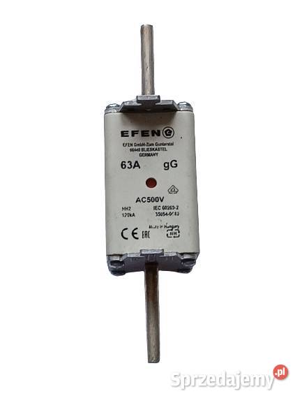Wkładka bezpiecznikowa EFEN 63A gG AC500V sprzedam