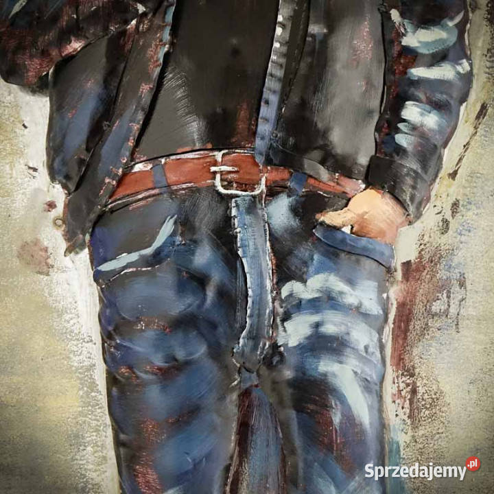 Obraz metalowy 3D LOFT DESZCZ 2 60x120 Chmielnik