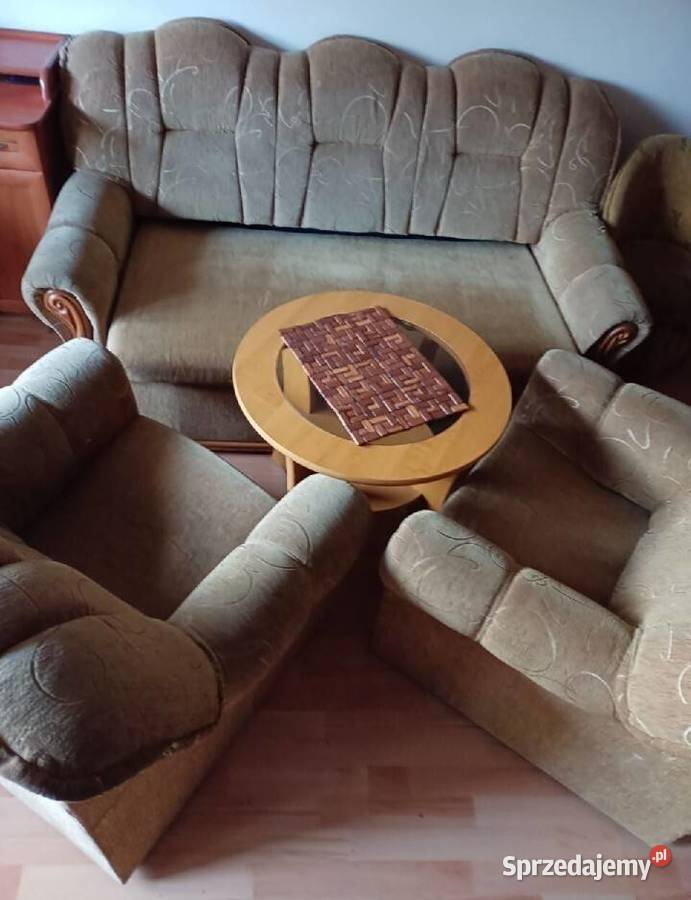 Zestaw komplet wypoczynkowy sofa kanapa 2 x Rajcza