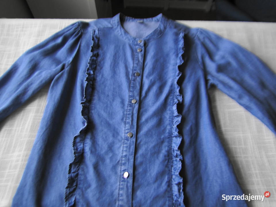 nowa bluzka dżinsowa 3638 niebieski Moda i Styl Warszawa