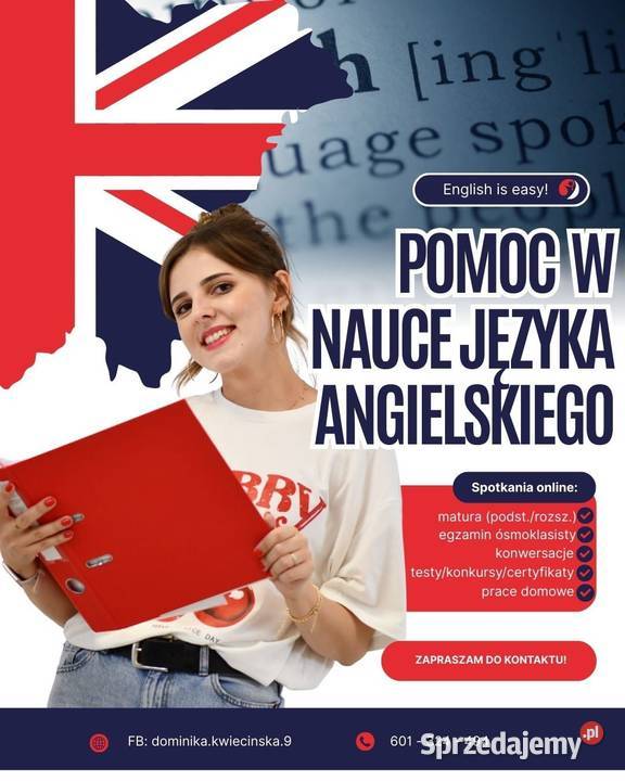 Pomoc w nauce języka angielskiego kujawsko-pomorskie Toruń