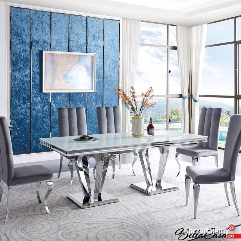 Zestaw mebli glamour Belmont stół ława stolik Warszawa