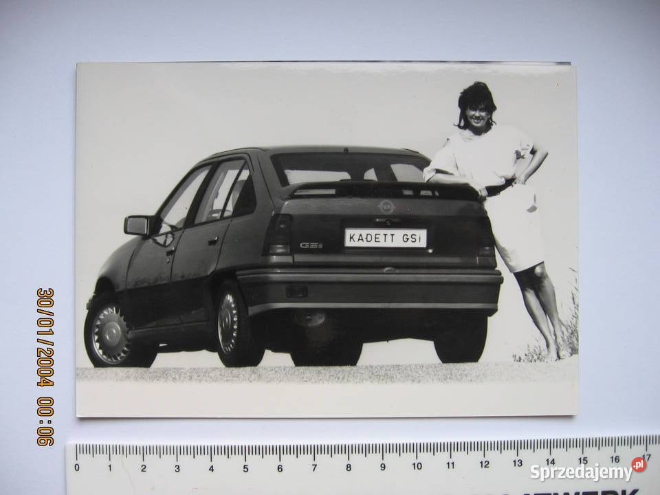 OPEL Kadett GSI stara fotografia GM PRL auto Gadgety motoryzacyjne Przemyśl sprzedam