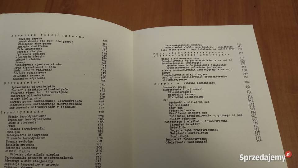 Biofizyka Stanisław Marciniak Warszawska Gdańsk sprzedam