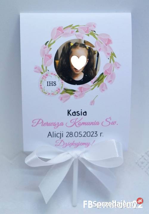 Podziękowania Gości z okazji I Komunii Św LIZAK Zielona Góra
