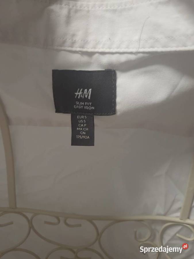 Męska biała koszula stan idealny HM S mazowieckie Warszawa