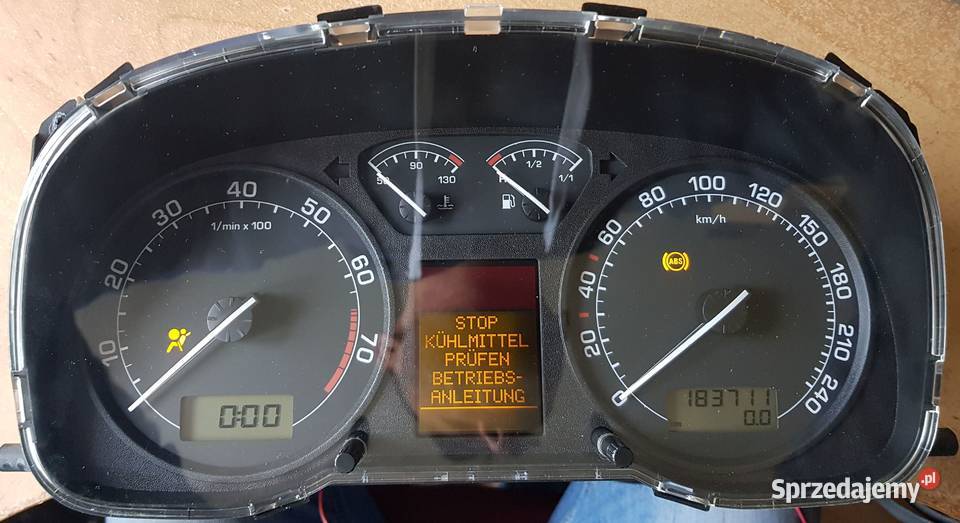 Wymiana wyświetlacza FIS MFA LCD Audi VW Seat Regeneracja części Łódź