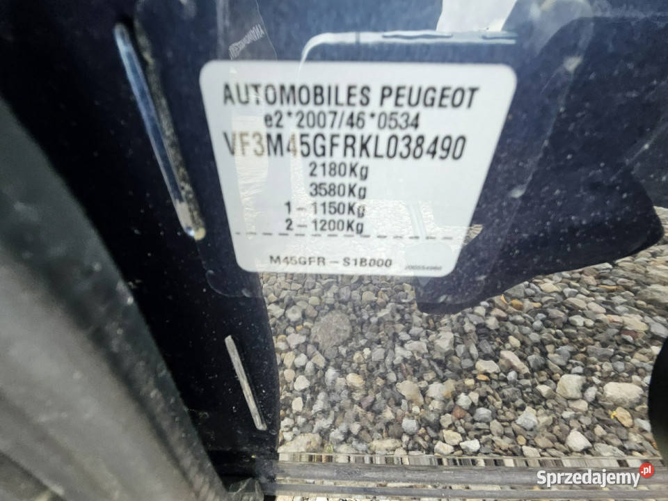 Peugeot 5008 16benzyna181GT line Automat LED niebieski Warszawa