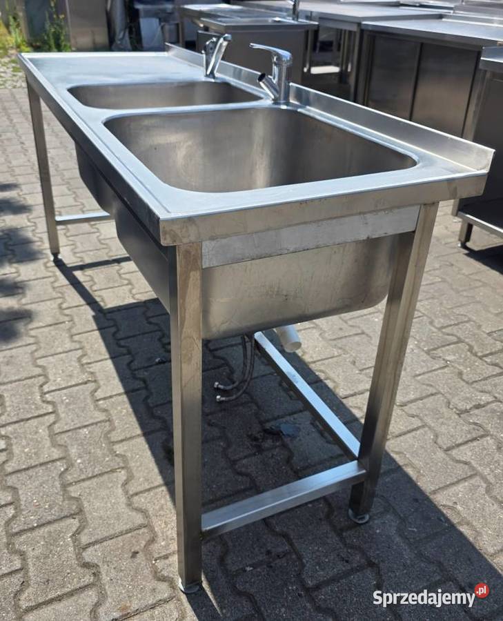 Zlew 2 Komorowy z Blatem 1806085 M996 N Gastronomia Nowe Skalmierzyce