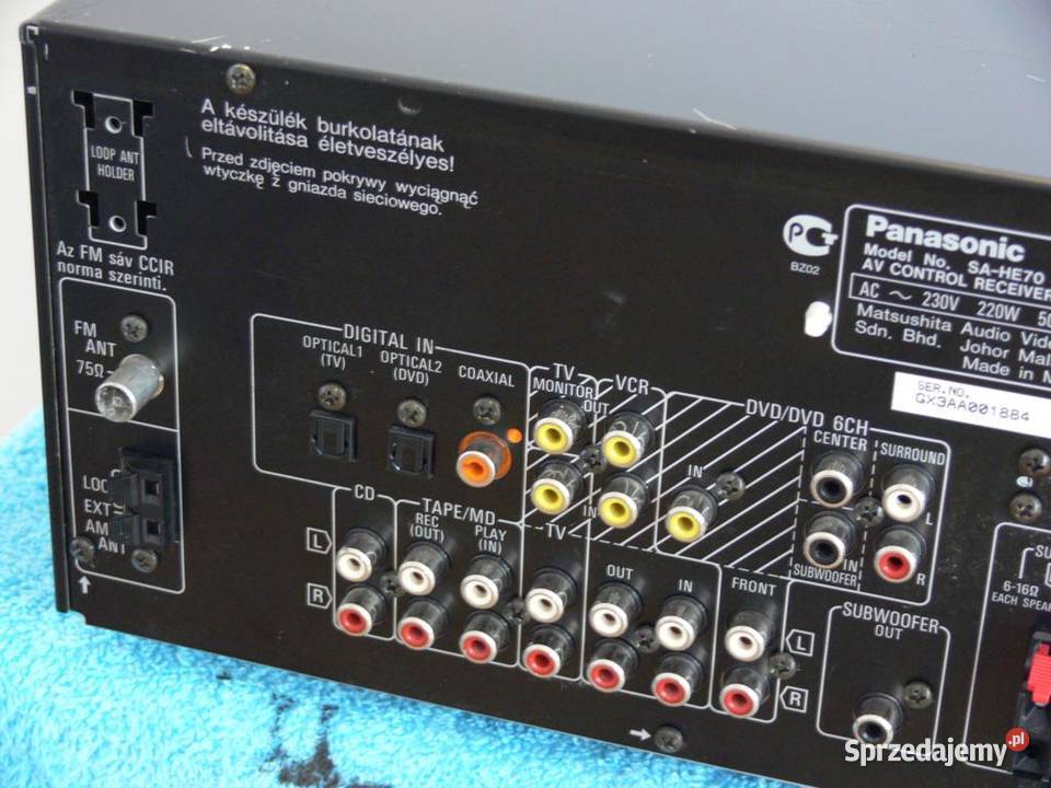 Amplituner Panasonic SAHE70 mocny WYSYŁKA Jasło