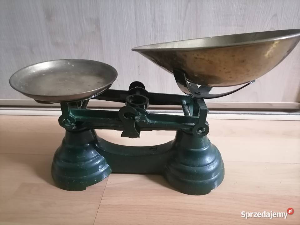 Stara waga szalkowa Antyki Kraków