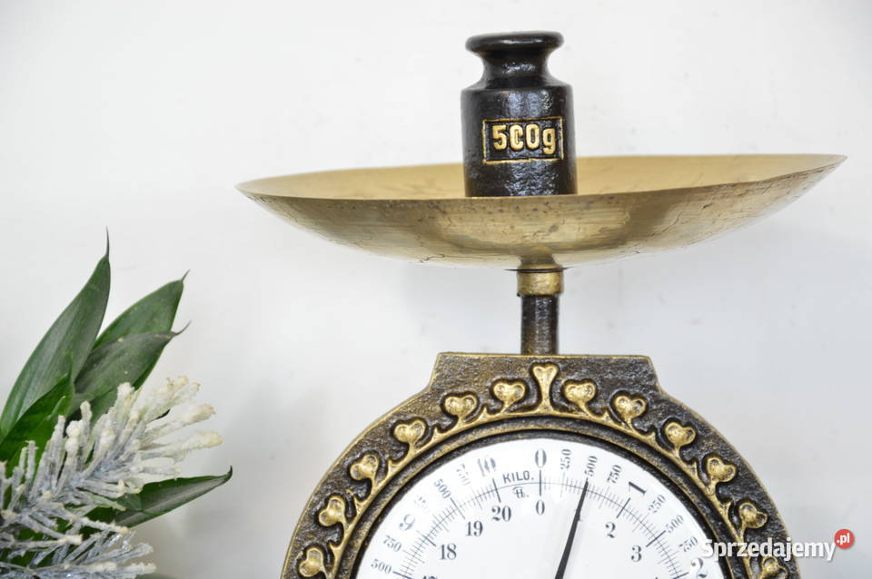 stara WAGA 10 żeliwna sygnowana