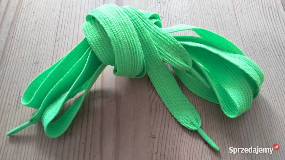 Sznurowadła płaskie długość 160 kolor jaskrawa Ostrów Wielkopolski sprzedam