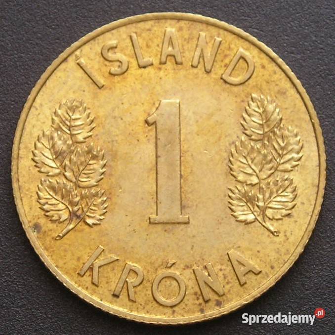 ISLANDIA 1 KORONA 1962 STAN 12 Łódź