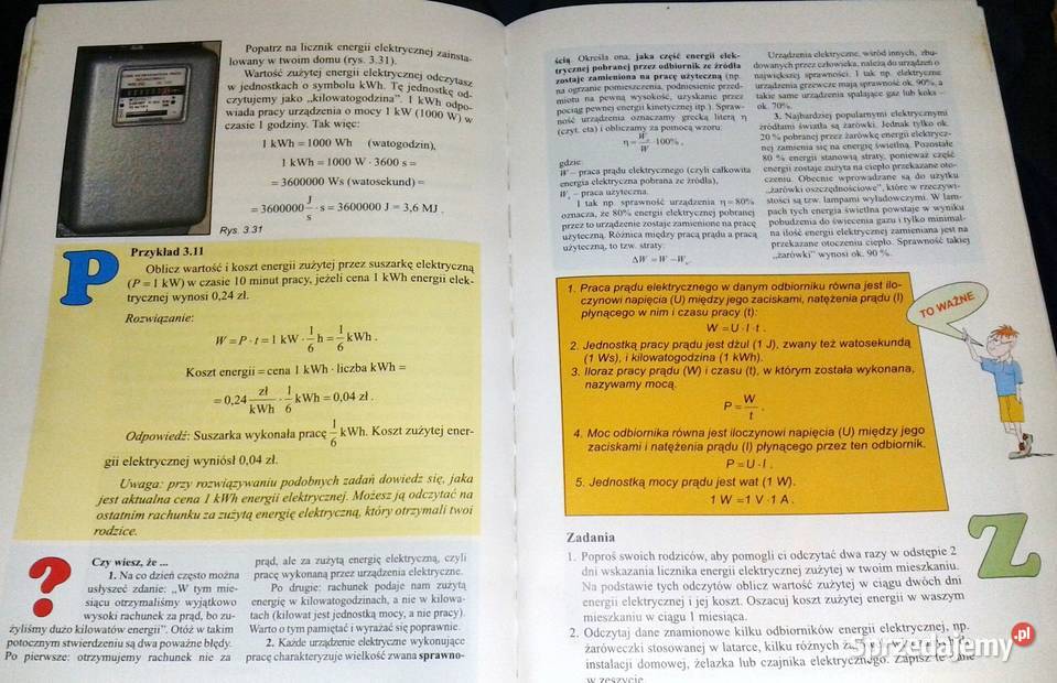 Fizyka gimnazjum Część 3 M Rozenbajger R