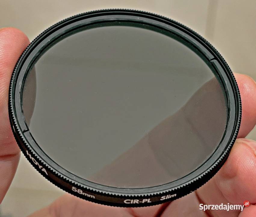 Filtr polaryzacyjny Hoya 58 mm CIR SLIM łódzkie Pabianice