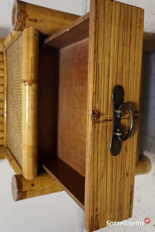 Komoda Orientalna Bambusowa Retro Vintage Design 74cm Bogusławice