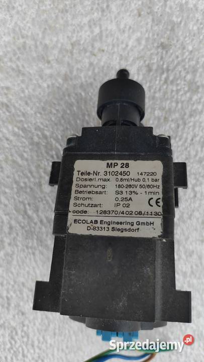 Dozownik poboru płynów zmywarka Winterhalter sprzedam