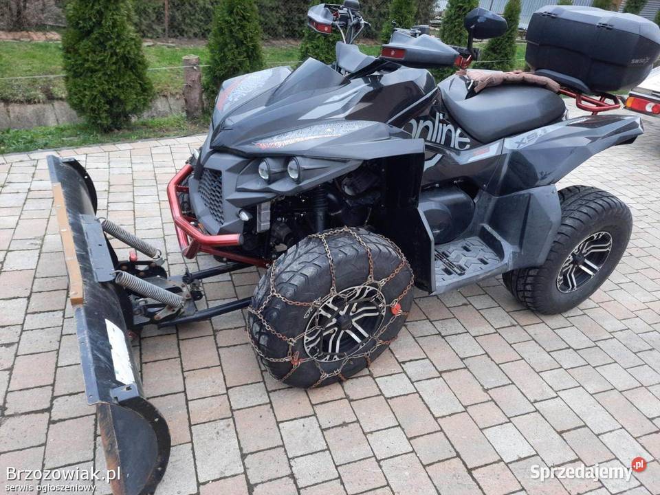 Quad ONLINE 850 75 2019R Pługiem z Niemiec REJ Zarszyn