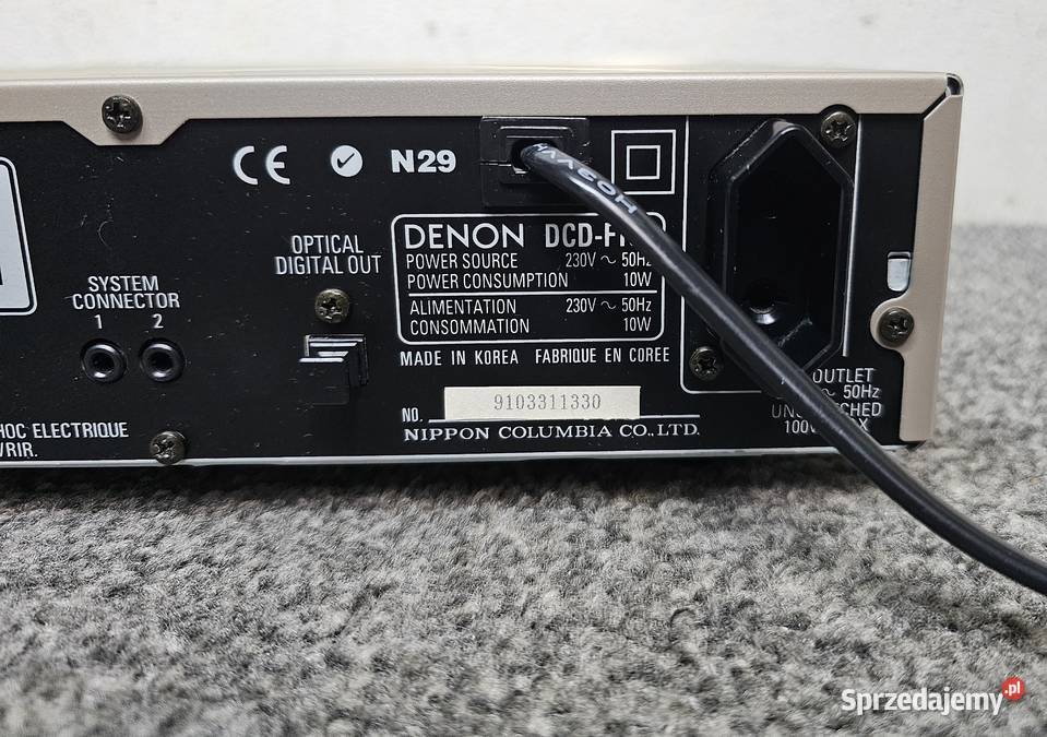 Odtwarzacz płyt Denon DCDF100