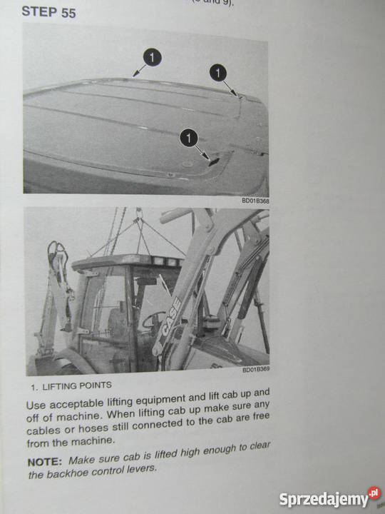 INSTRUKCJA NAPRAW CASE 580SK i inne Pozostałe Pozostałe Szczecin