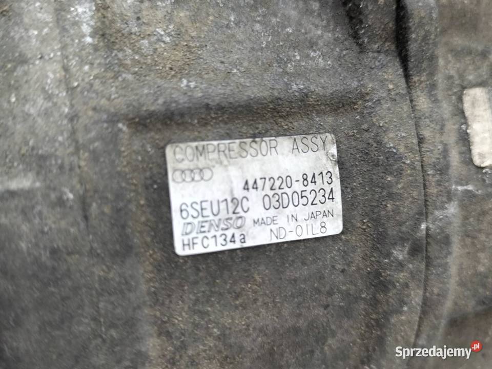 SPRĘŻARKA KLIMATYZACJI 4472208413 18 20V Audi A4 osobowe Kompresory klimatyzacji sprzedam