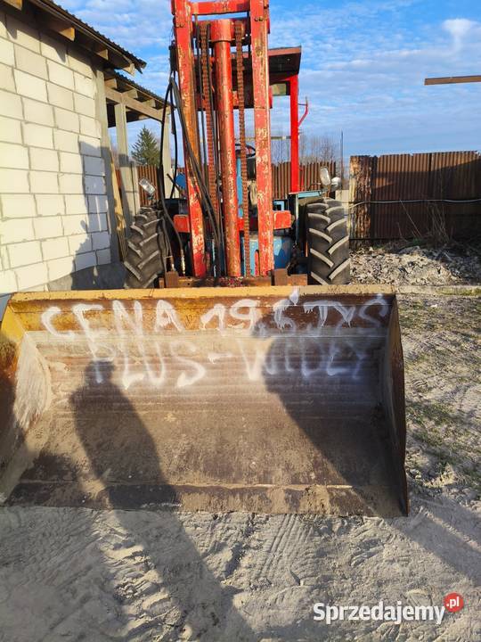 Oryginalny DUŻY WIDLAK Z szuflą Zetor diesel Antonie