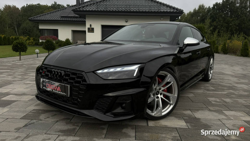 Audi S5 Sportback 30tfsi 353 black edytion elektryczne lusterka Audi Gdańsk