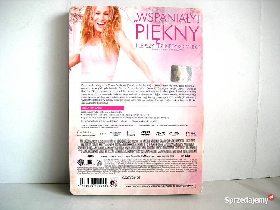 Film dvd Sex and the city the movie lektor metal edycja limitowana