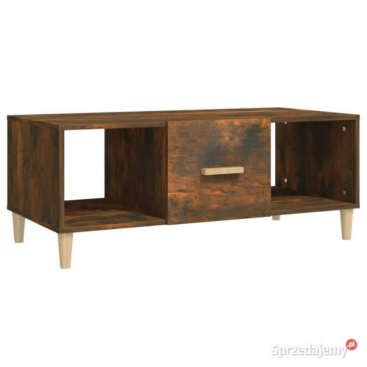 Stolik kawowy przydymiony dąb 102x50x40 WM817525 mazowieckie Warszawa