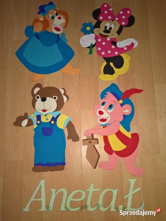 Dekoracje bohaterowie bajek z brystolu Garwolin