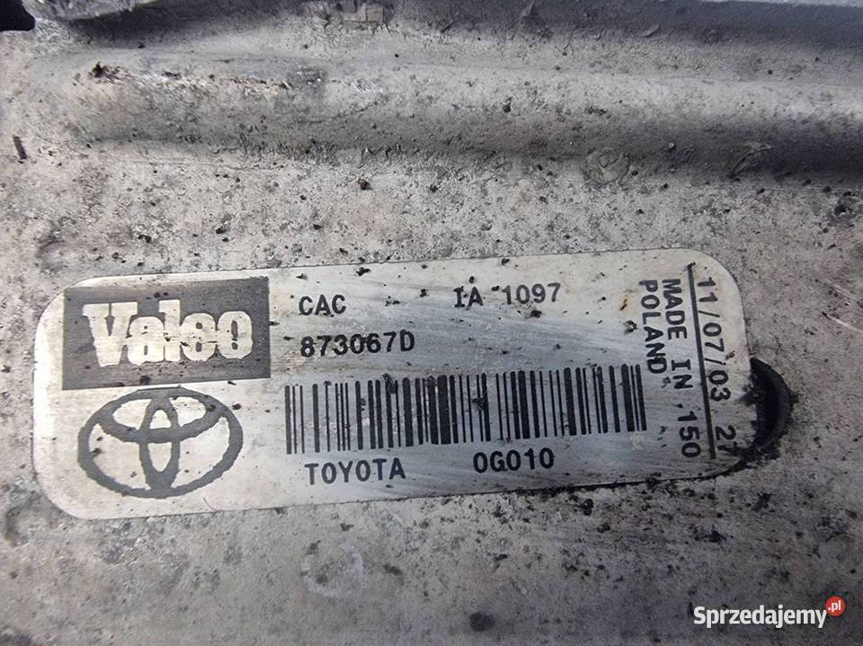 INTERCOOLER TOYOTA AVENSIS T25 873067D Lipno sprzedam