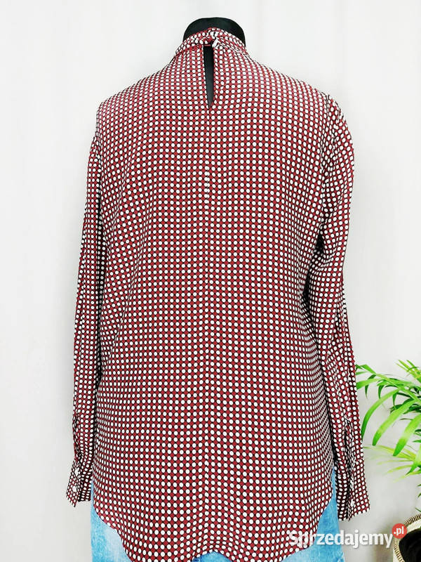 Bluzka damska w groszki kropki długi rękaw 100 Bluzki i koszule łódzkie Złoczew