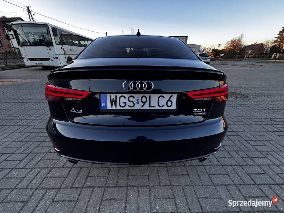 Audi a3 8v 20tfsi 220 quattro 2017 automatyczna Sanniki