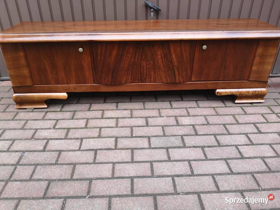 Komoda ARTDECO Orzech Niska RTV Stara Antyk Swarzędz