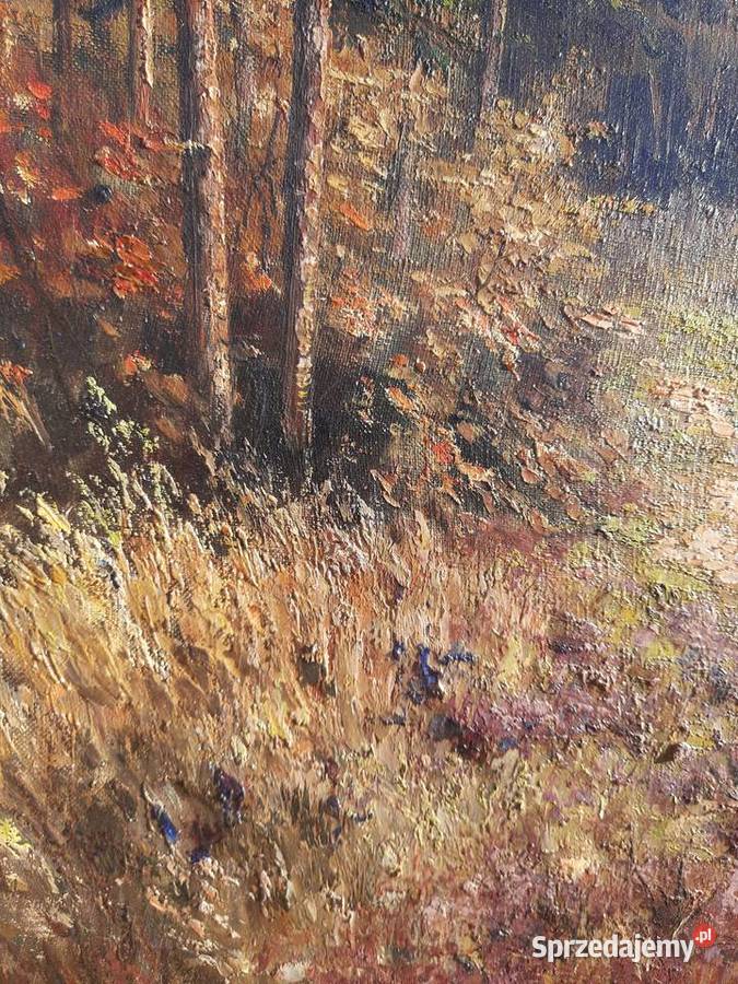 obraz olej na płótnie duży Mielnica Duża