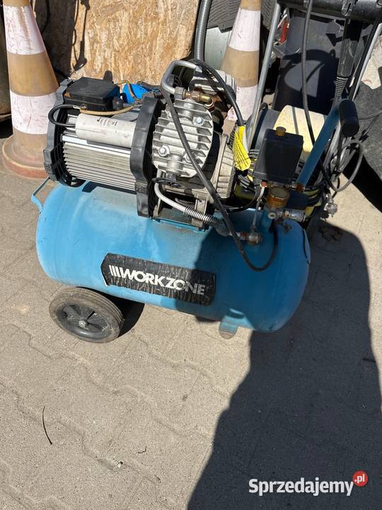 Kompresor 50 l 22 kW używany popsuty łódzkie sprzedam