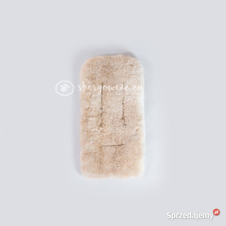 Wkładka do fotelika ze skóry owczej Biała 40x80 Szaflary sprzedam
