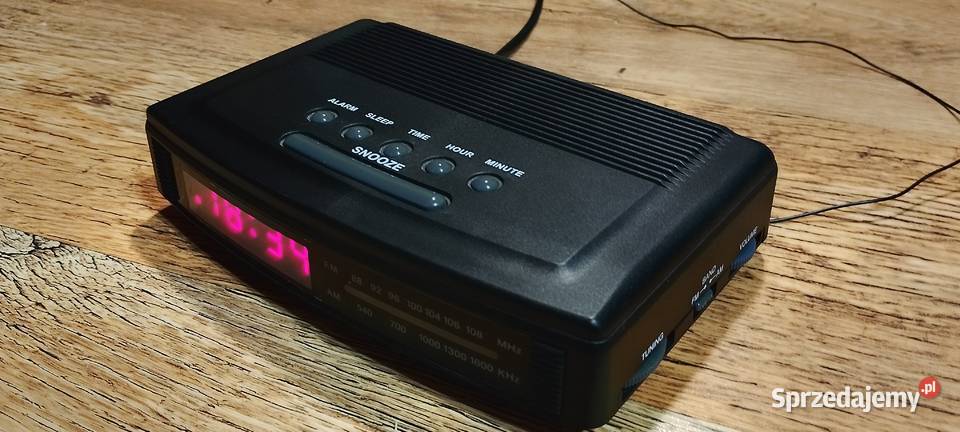 Kultowy Radiobudzik LED 76620 Retro Design Stan Pozostałe Wąbrzeźno
