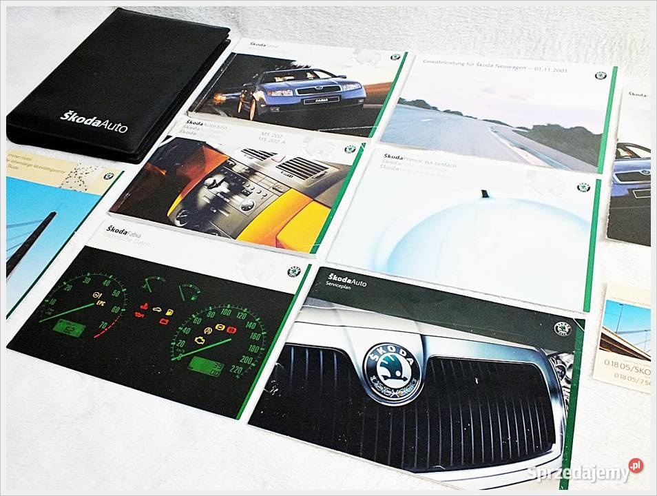 Skoda Fabia Książka serwisowa Dokumenty Żary