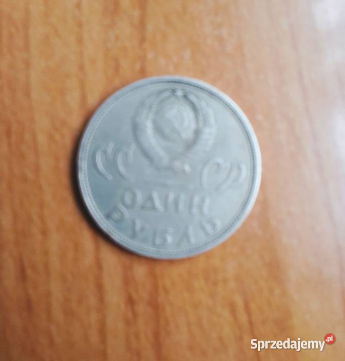Radziecka moneta ZSRR 1 rubel 1965 r Numizmatyka Abramów