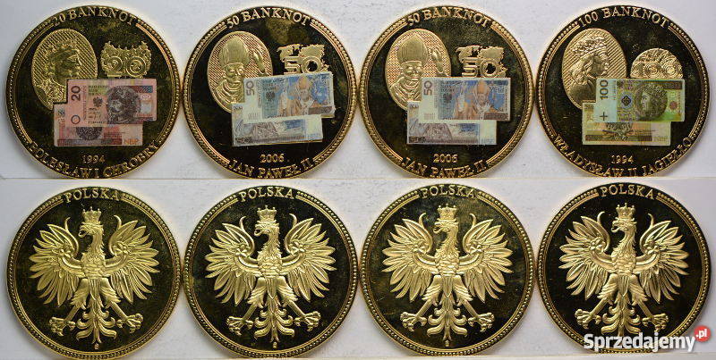ZŁOTY BANKNOT 50 Jan Paweł II NOWY stan UNC