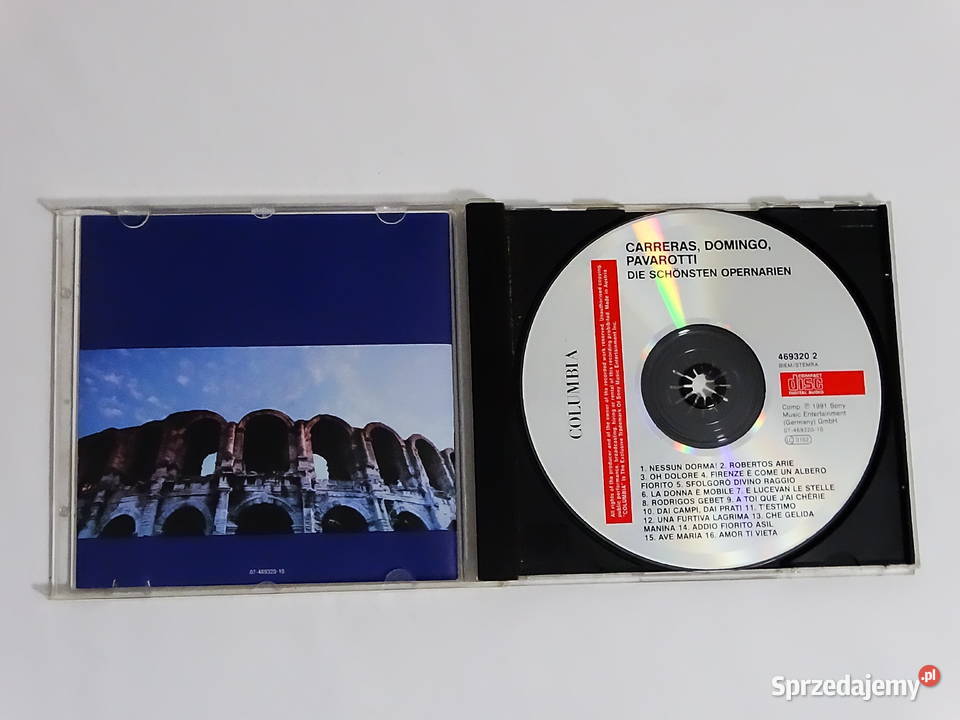 Płyta CD Carreras Domingo Pavarotti Die 3 Tenre sprzedam