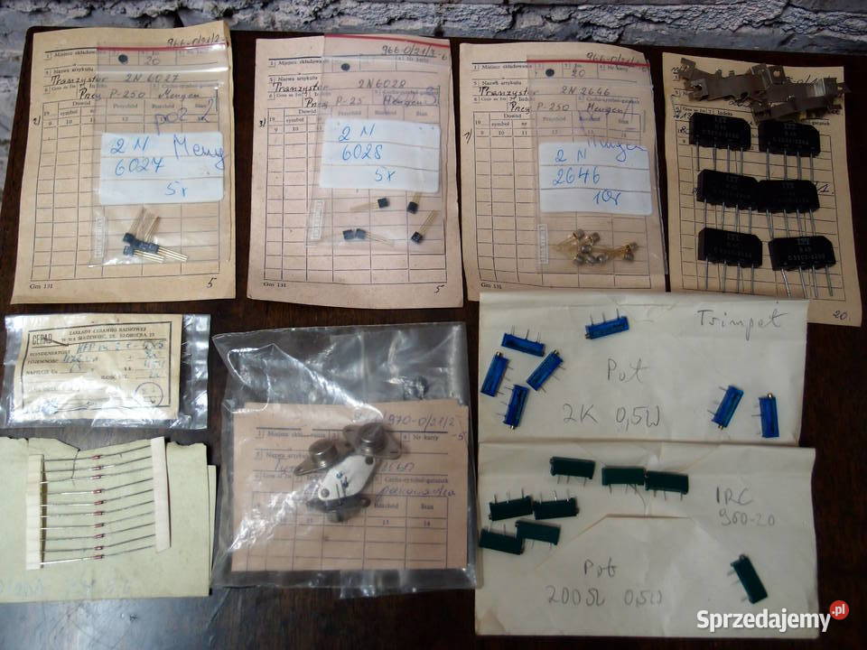 Diody mocy rezystor metalizowany potencjometry Łódź