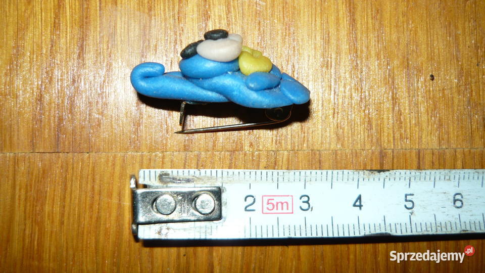 Broszka ozdoba przypinka z modeliny broszki Sokółka sprzedam