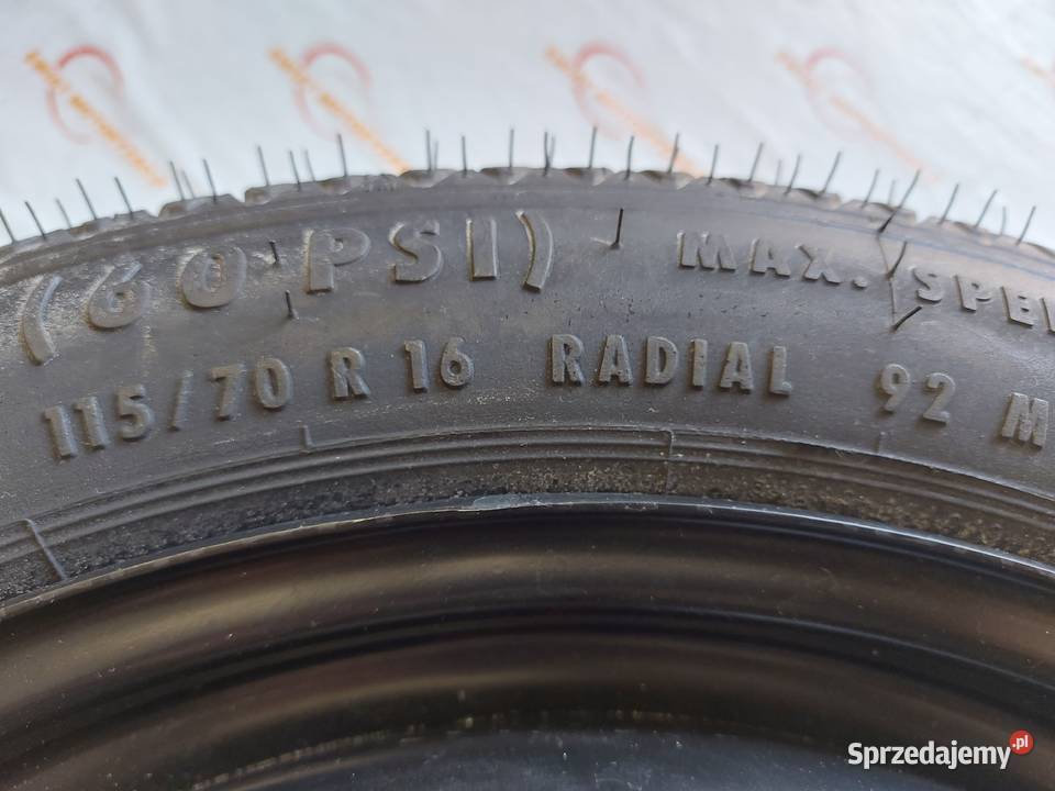 OPEL ASTRA H koło dojazdowe 1157016 92M 4x100 Kielce sprzedam